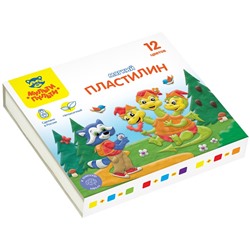 Пластилин Мульти-Пульти "Енот в сказке" 12цв. 120гр. (МП_41710)