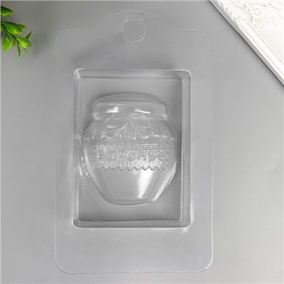 Пластиковая форма для мыла "Варенье" 8х7х1,5 см