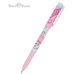 Ручка шариковая 0.7 мм "FreshWrite.Life Style. Pink dream" синяя 20-0214/81 Bruno Visconti {Китай}