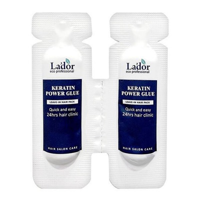 Lador Сыворотка-клей для посечённых кончиков волос / Keratin Power Glue, 1 г x 2