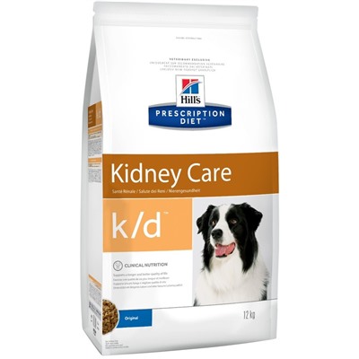Сухой корм Hill's PD k/d Kidney Care для собак, при хронической болезни почек, 12 кг
