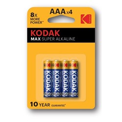 Батарейка LR3 "Kodak MAX", алкалиновая, на блистере BL4