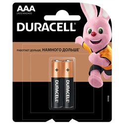 Батарейка LR3 "Duracell Basic", алкалиновая, на блистере BL2