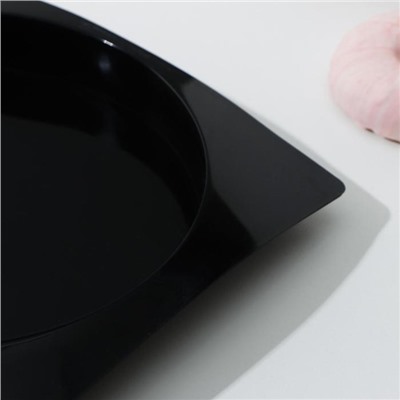 Форма для выпечки 2 ячейки "Бискотто" 42,5х23,5х3 см (d=20 см), цвет черный