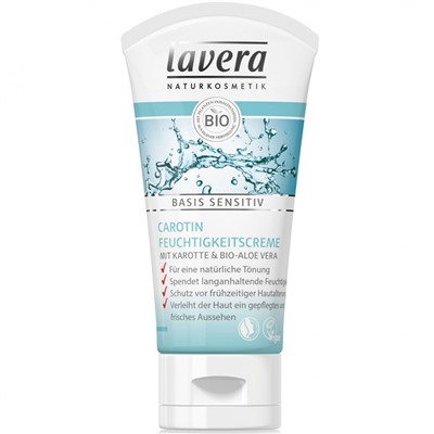 lavera (лавера) basis sensitiv Carotin Feuchtigkeitscreme 50 мл
