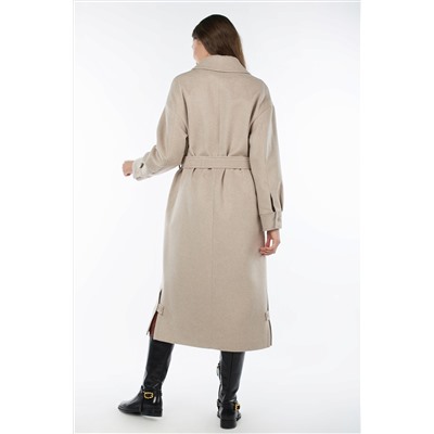 01-10381 Пальто женское демисезонное (пояс)