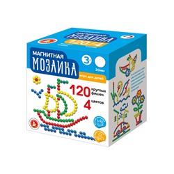 Мозаика магнитная круглая d20, 125 эл., 4цв. (02414) "Десятое королевство"