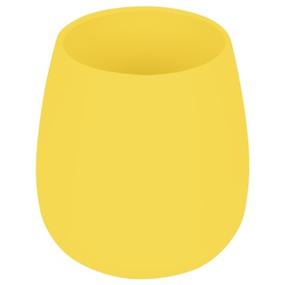 Стаканчик для рисования 290мл., желтый (СС_58917, Мульти-Пульти) силиконовый