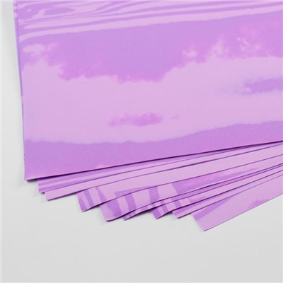 Фоамиран двухцветный 0,8 мм лиловый/фиолетовый 60х70 см