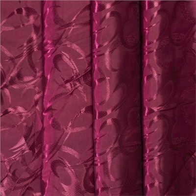 Портьерная ткань 150 см на отрез 24 цвет бордовый