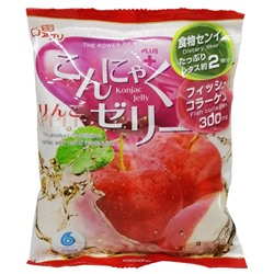 Желе конняку со вкусом яблока Yukiguni Aguri, Япония, 108 г Акция