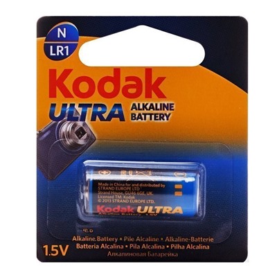Батарейка LR1 "Kodak Ultra", 1.5V, на блистере BL1