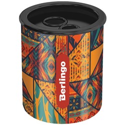 Точилка Berlingo "Tribe" металл., 2 отв., с контейнером (BBp_15S06)