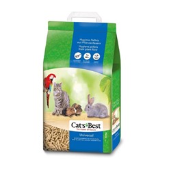 Наполнитель древесный впитывающий Cat's Best Universal, 7 л, 4 кг