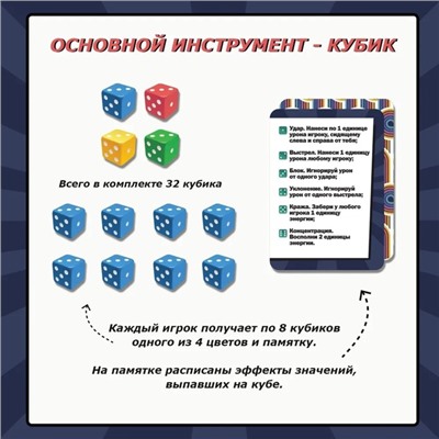 Настольная игра «Кубострелка»