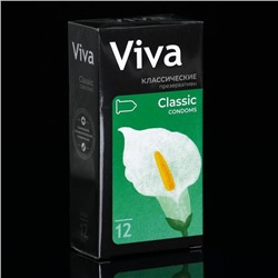 Презервативы «Viva» классические, 12 шт.