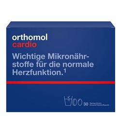 Orthomol Cardio Granulat/Tablette/Kapseln Ортомол Кардио, Витамины для сердечно-сосудистой системы, гранулы/таблетки/капсулы, 30 шт.