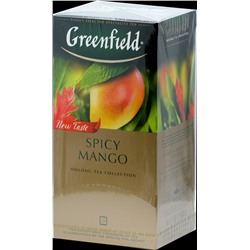 Greenfield. Spicy Mango карт.пачка, 25 пак.