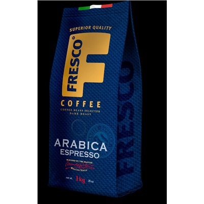 Fresco. Espresso (зерновой) 1 кг. мягкая упаковка