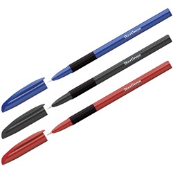 Ручка шар. Berlingo "Metallic Pro" (CBp_70753) синяя, 0.7мм, корпус ассорти
