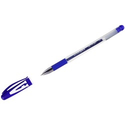 Ручка гелевая OfficeSpace "A-Gel" (GPbu_95120) синяя, 0.5мм., грипп