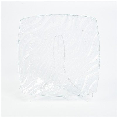 Блюдо круглое прозрачное «Натура», 20 см, BDK Glass