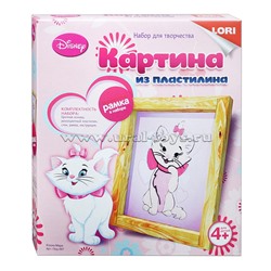 Картина из пластилина Disney "Кошка Мари"