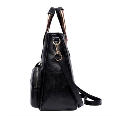 Женская кожаная сумка 8803-103 BLACK