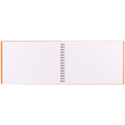 Блокнот А5 60л. на гребне "Neon. Оранжевый" ("OfficeSpace", Б5к60грП_35405) пластиковая обложка