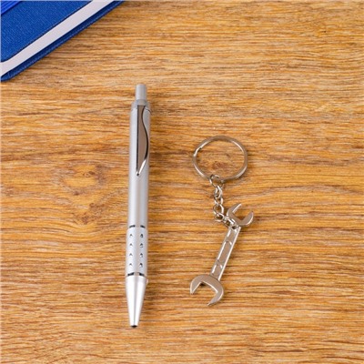 Набор подарочный 2в1 (ручка, брелок гаечный ключ)