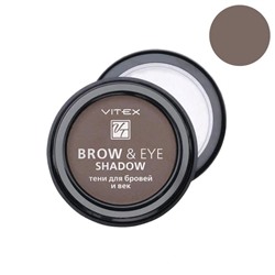 Тени для бровей и век Vitex Brow&Eye Shadow, тон 13 Medium brown