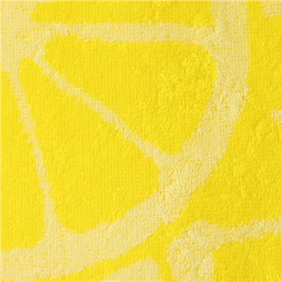 Полотенце махровое Lemon color, 70х130 см, цвет жёлтый