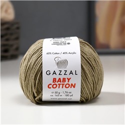 Пряжа "Baby Cotton" 60% хлопок, 40% полиакрил 165м/50гр (3464)