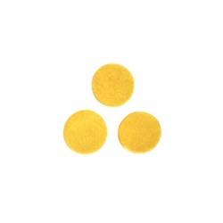 Фетровые кружочки (цвет желтый) 20мм