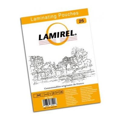 Пленка для ламинирования А4 25 шт 125мкм LA-78802 Lamirel {Китай}