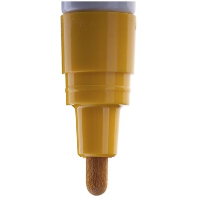 Маркер-краска лаковый MunHwa желтый 4мм (PM-08) на нитрооснове