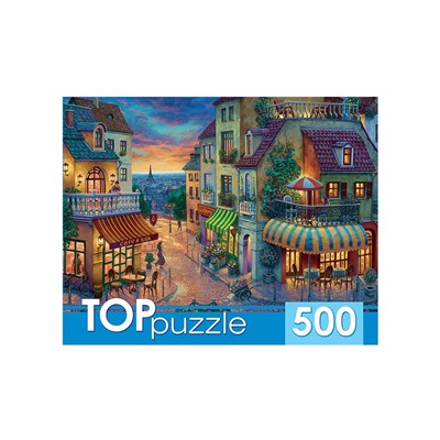 TOPpuzzle  500 элементов "Парижская улица" (ХТП500-4224)