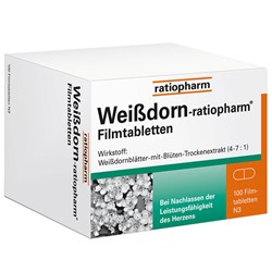 Weissdorn-ratiopharm (Вайссдорн-ратиофарм) Filmtabletten 100 шт