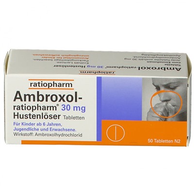 Ambroxol-ratiopharm (Амброксол-ратиофарм) 30mg Hustenloser 50 шт