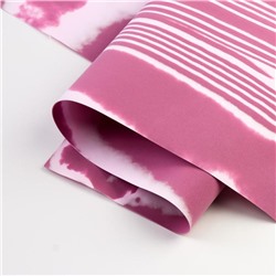 Фоамиран двухцветный 0,8 мм лаванда/светло-розовый 60х70 см