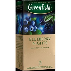 Greenfield. Blueberry Nights карт.пачка, 25 пак.