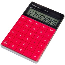 Калькулятор настольный Berlingo "Power TX" CIP_100, т.-розовый, 12-разрядный, 165*105*13мм, дв.питание