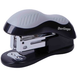 Степлер Berlingo "Office Soft" №24/6...26/6 мини, пластиковый (H15001) черный, до 15л.
