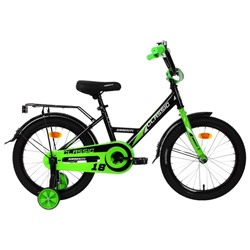 Велосипед 18" Graffiti Classic, цвет черный/зеленый