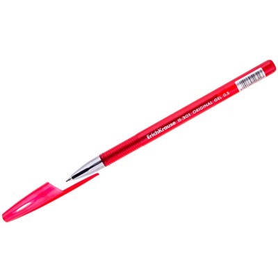 Ручка гелевая ErichKrause "R-301 Original Gel" (42722) красная, 0.5мм