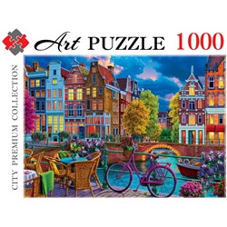 Puzzle 1000 элементов "Ночной Амстердам" (Ф1000-0469)