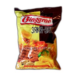 Корейские чипсы Зяки Зяки со вкусом пулькоги, Бингрэ (Binggrae), 50 г