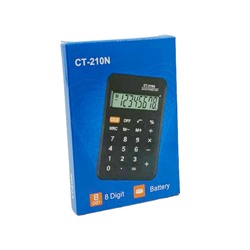 Калькулятор карманный 210N, 8-разрядный, книжка