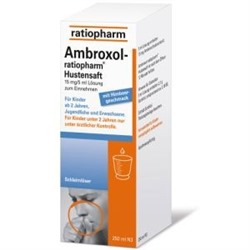 Ambroxol-ratiopharm (Амброксол-ратиофарм) Hustensaft 250 мл