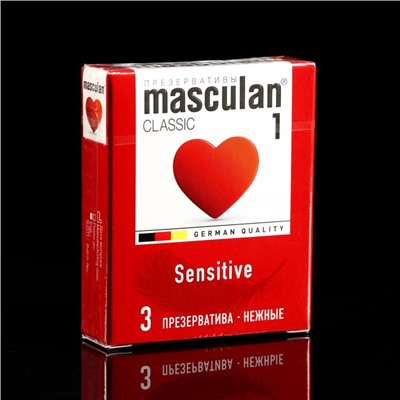 Презервативы Masculan 1 classic, нежные 3 шт
